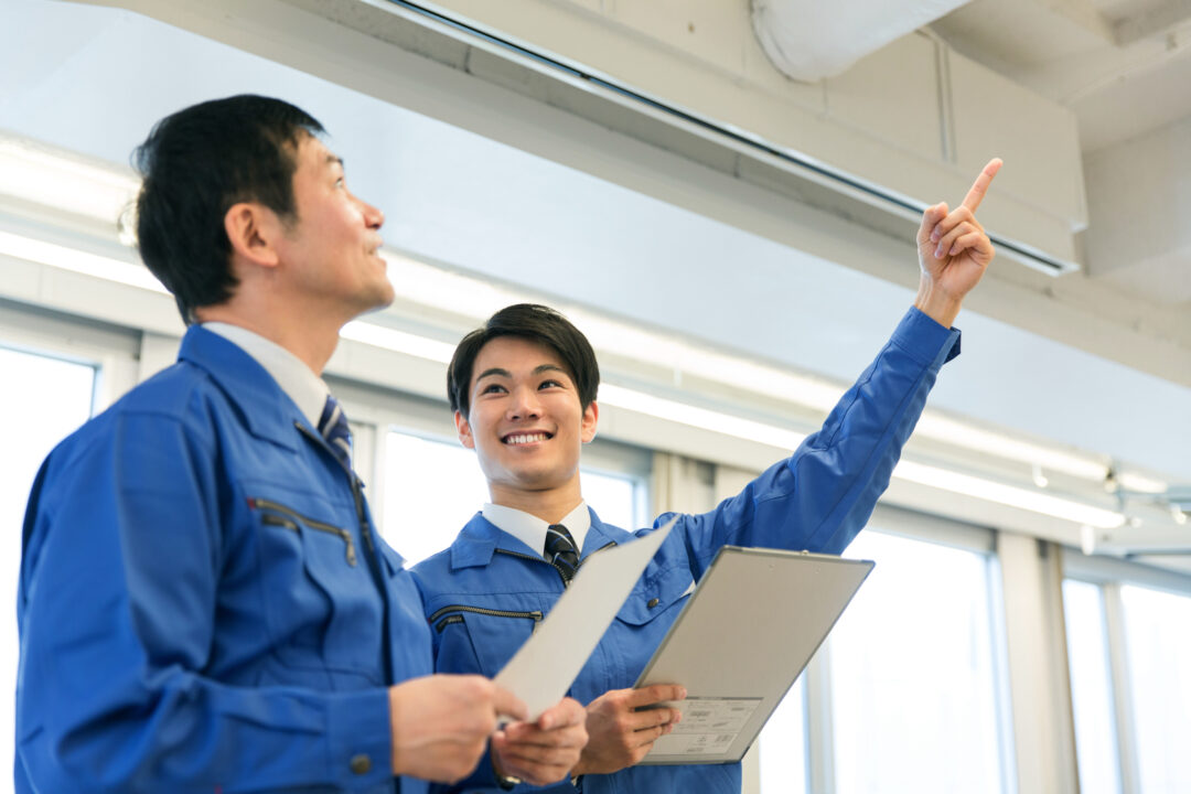 空調施工の現状は？<br>省人化、省施工が求められています